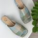 Сабо Aquamarin кожаные на каблуке белые большие размеры 40