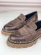 Туфлі Aquamarin нубукові коричневі Т 935 фото 5